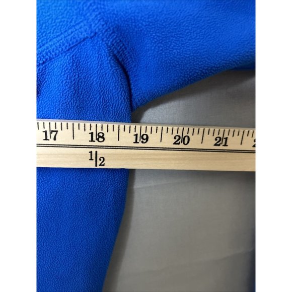 Eddie Bauer First Ascent Women Athletic Jacket Blue Pull Over L Thick Warm shirt - Picture 3 of 6